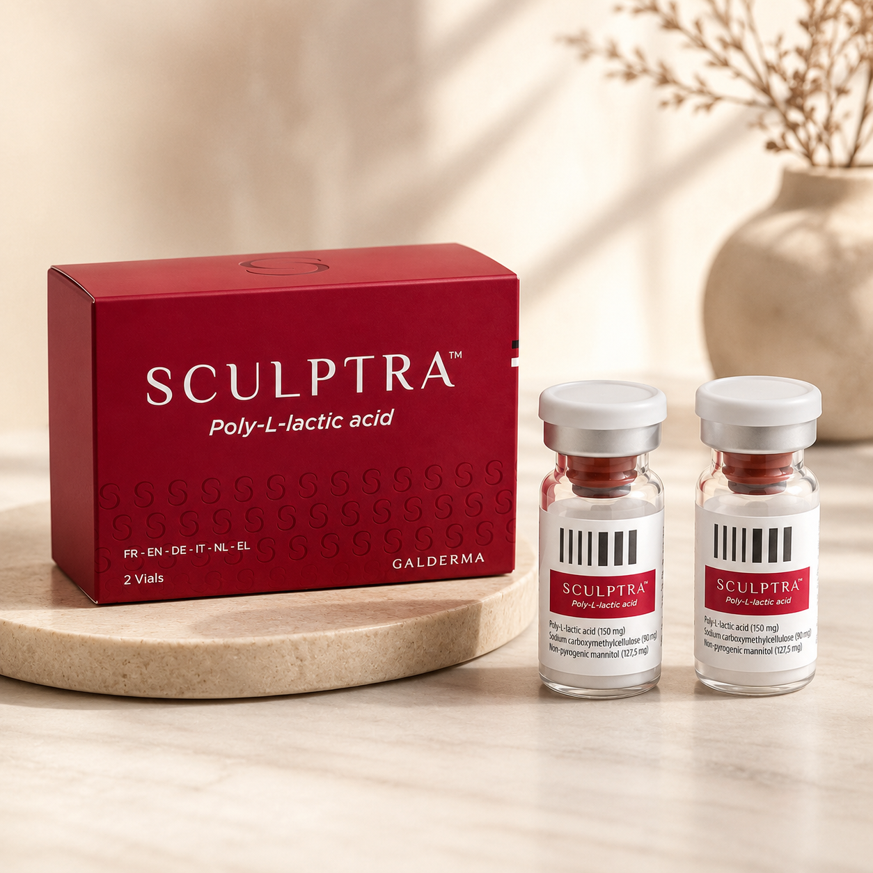 Sculptra® Poly-L-Lactic Acid 2 Vials – Galderma